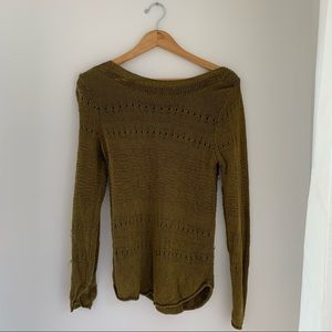 3/$10 green sweater